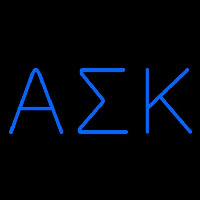 Alpha Sigma Kappa Enseigne Néon