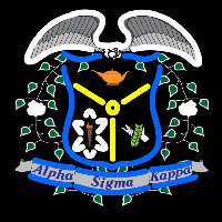 Alpha Sigma Kappa Logo Enseigne Néon