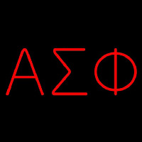 Alpha Sigma Phi Enseigne Néon