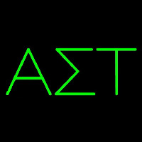 Alpha Sigma Tau Enseigne Néon