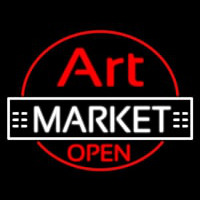 Art Market Open Enseigne Néon