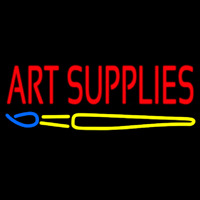 Art Supplies With Brush Enseigne Néon