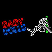 Baby Dolls Girls Strip Club Enseigne Néon