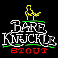 Bare Knuckle Stout Enseigne Néon