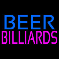 Beer Billiards Enseigne Néon