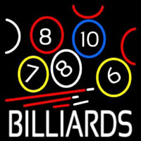 Billiards With Logo Enseigne Néon