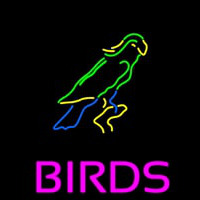 Birds Logo Enseigne Néon