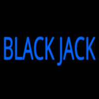 Blue Blackjack Enseigne Néon