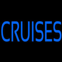 Blue Cruises Enseigne Néon