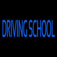 Blue Driving School Enseigne Néon