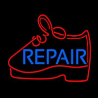 Blue Repair Shoe Enseigne Néon