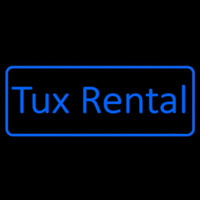 Blue Tu  Rental Enseigne Néon