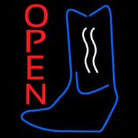 Boots Logo Open Enseigne Néon