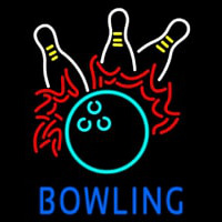 Bowling Fire Enseigne Néon