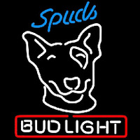 Bud Light Spuds Beer Sign Enseigne Néon