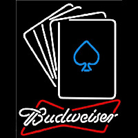 Budweiser Cards Beer Sign Enseigne Néon