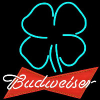 Budweiser Clover Beer Sign Enseigne Néon