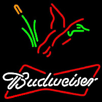 Budweiser Collectible Duck Hunting Beer Sign Enseigne Néon