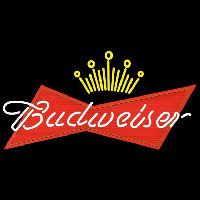 Budweiser Crown Beer Sign Enseigne Néon