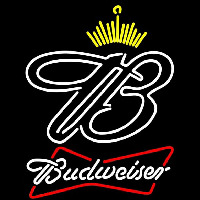 Budweiser Crown Beer Sign Enseigne Néon