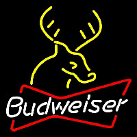 Budweiser Deer 24 24 Beer Sign Enseigne Néon