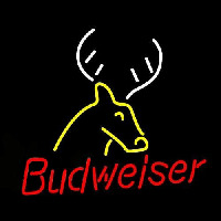 Budweiser Deer Beer Sign Enseigne Néon