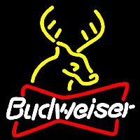 Budweiser Deer Beer Sign Enseigne Néon