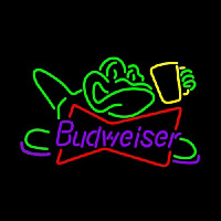 Budweiser Frog Enseigne Néon