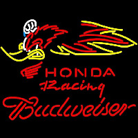 Budweiser Honda Racing Woody Woodpecker Crf 250450 Beer Sign Enseigne Néon