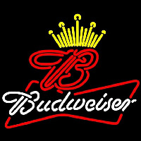 Budweiser King of It Up Beer Sign Enseigne Néon