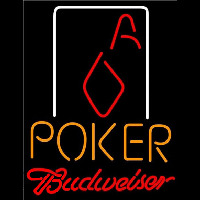 Budweiser Poker Squver Ace Beer Sign Enseigne Néon