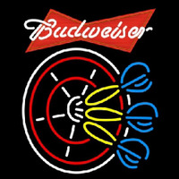 Budweiser Red Darts Pin Beer Sign Enseigne Néon