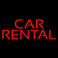 Car Rental Enseigne Néon