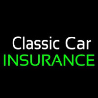 Classic Car Insurance Enseigne Néon