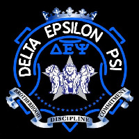 Delta Epsilon Psi Logo Enseigne Néon