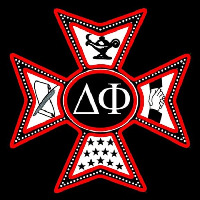 Delta Phi Chapters Logo Enseigne Néon