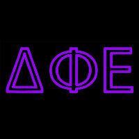 Delta Phi Epsilon Enseigne Néon