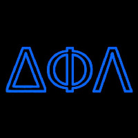 Delta Phi Lambda Enseigne Néon