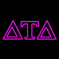 Delta Tau Delta Enseigne Néon