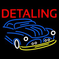 Detailing With Car Logo Enseigne Néon