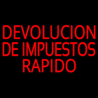 Devolucion De Impuestos Rapido Enseigne Néon