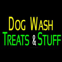 Dog Wash Treat And Stuff 2 Enseigne Néon