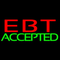 Ebt Accepted Enseigne Néon