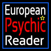 European Psychic Reader Enseigne Néon