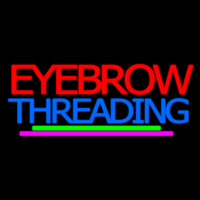 Eyebrow Threading Enseigne Néon