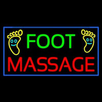 Foot Massage Enseigne Néon