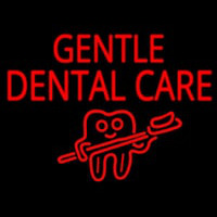 Gentle Dental Care Enseigne Néon