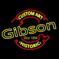 Gibson Guitar Custom Art Historic Enseigne Néon