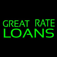 Great Rate Loans Enseigne Néon