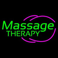 Green Massage Therapy Enseigne Néon